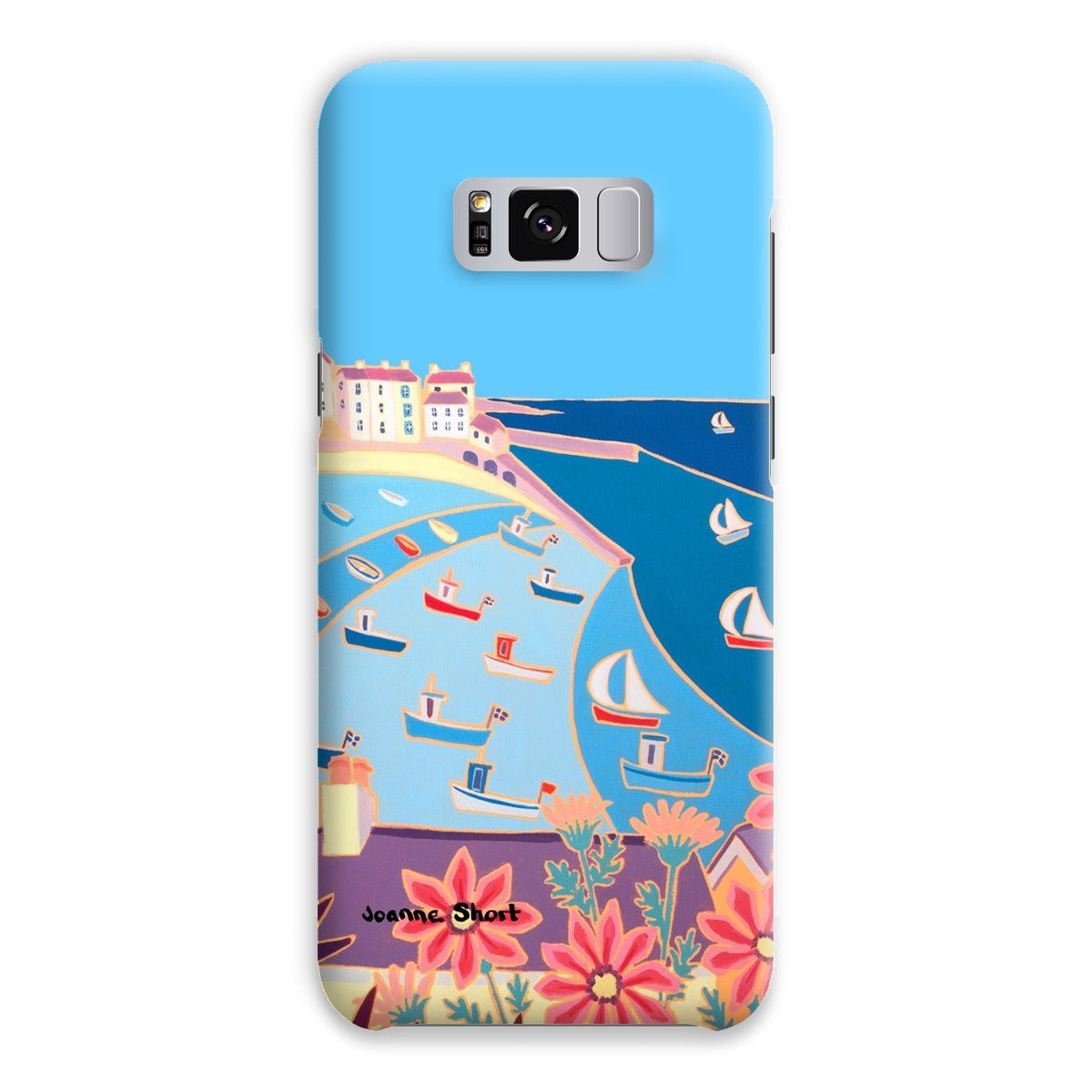 Snap Art Phone Case. St Ives Harbour. Artist Joanne Short. Cornwall Art Gallery