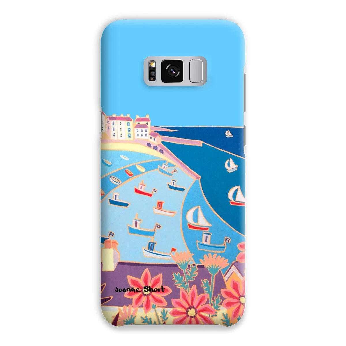 Snap Art Phone Case. St Ives Harbour. Artist Joanne Short. Cornwall Art Gallery Joanne Short