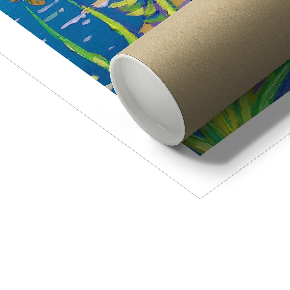 John Dyer Fine Art Print. Open Edition Cornish Art Print. 'Caribbean Wedding at the Grand Old House, Cayman Islands'. Caribbean Art Gallery