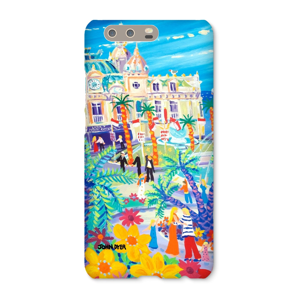 Snap Art Phone Case. Casino Square, Monaco. Artist John Dyer. Cornwall Art Gallery