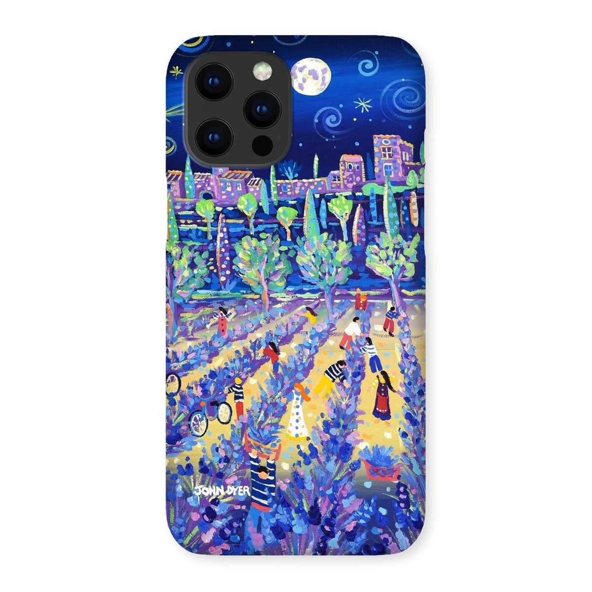 Snap Art Phone Case. Lavender Pickers, Provence, France. Artist John Dyer. Cornwall Art Gallery. John Dyer
