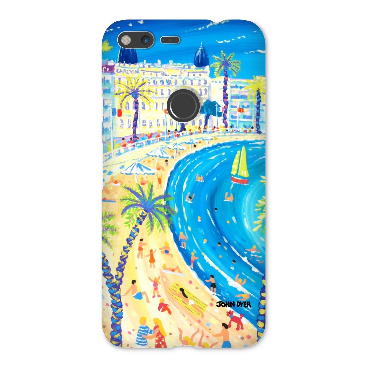 Snap Art Phone Case. Cannes, South of France. Artist John Dyer. Cornwall Art Gallery