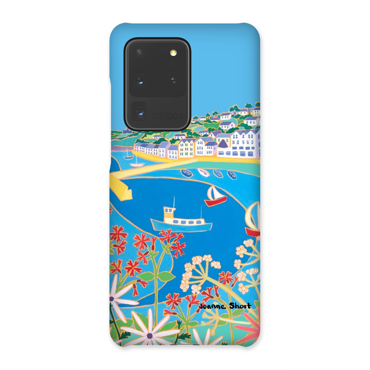 Snap Art Phone Case. St Mawes. Artist Joanne Short. Cornwall Art Gallery