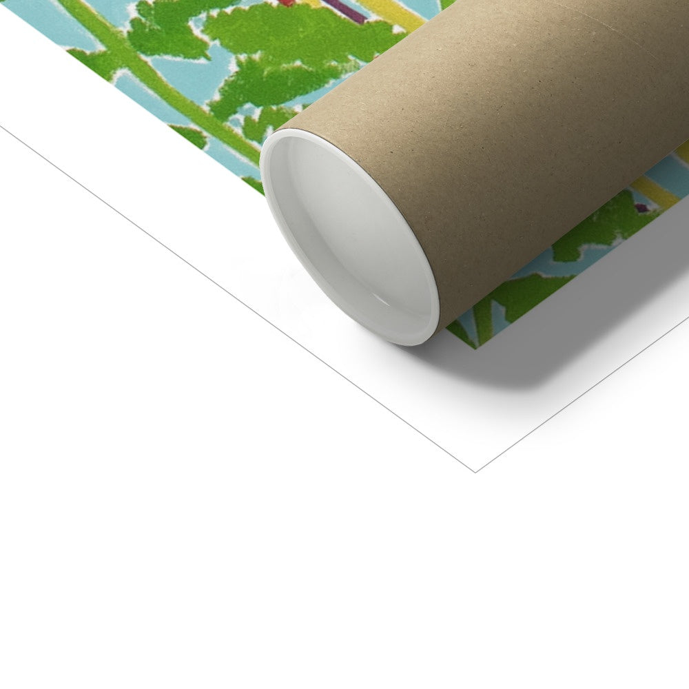 Joanne Short Open Edition Cornish Art Print. 'Pools in the Sand, Camel Estuary, Padstow, Rock'. Cornwall Art Gallery