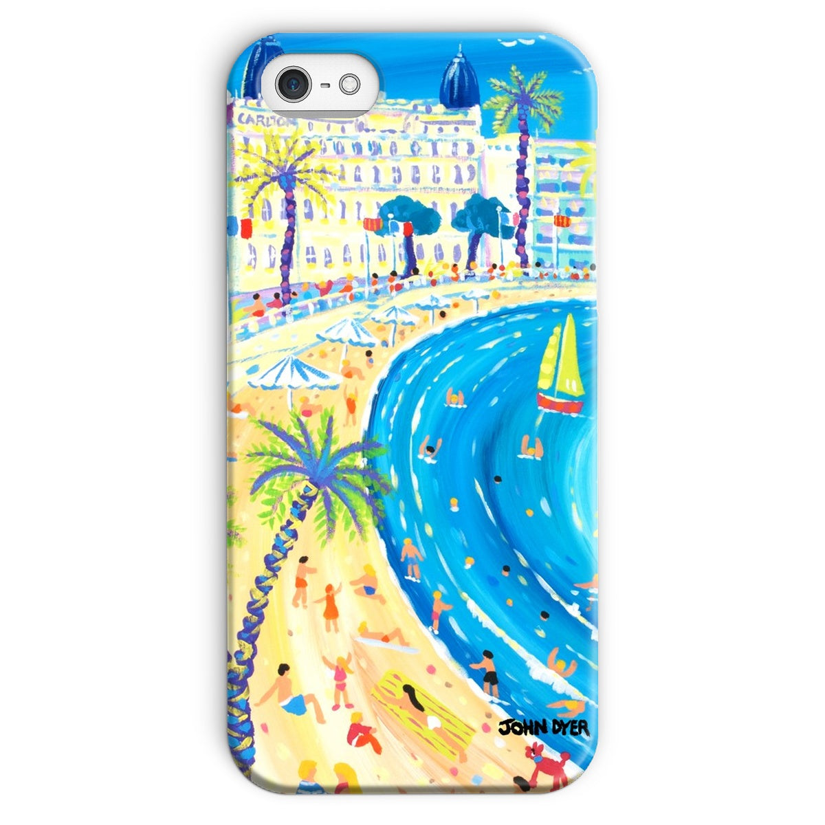 Snap Art Phone Case. Cannes, South of France. Artist John Dyer. Cornwall Art Gallery