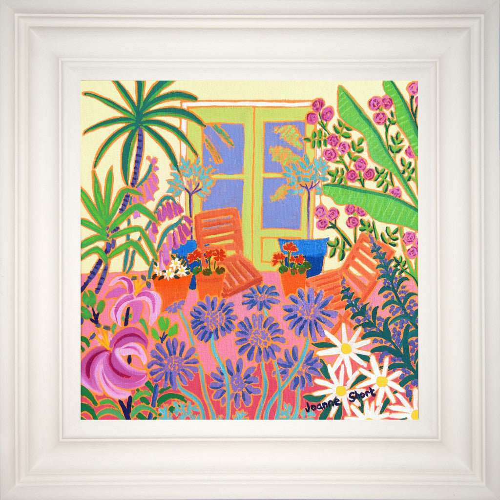 Original painting by Joanne Short. My Beautiful Garden.
