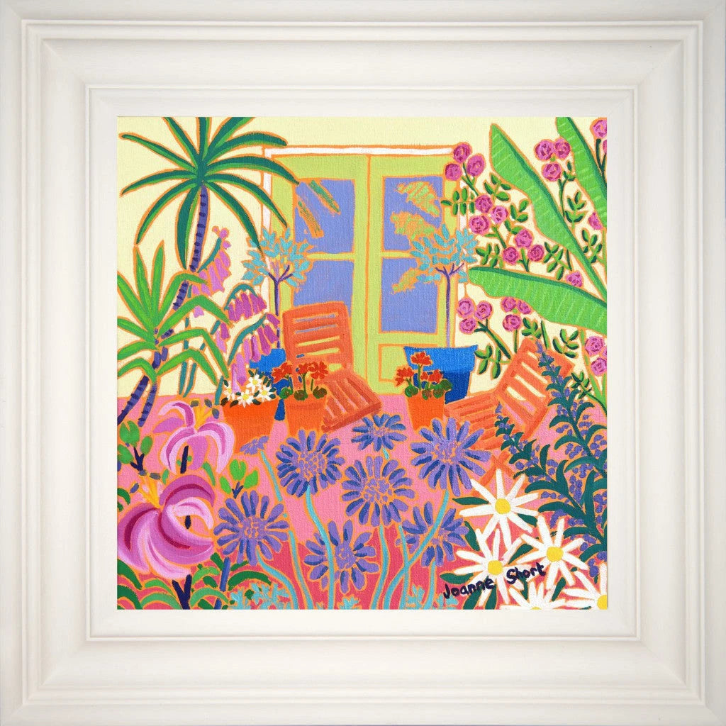 Original painting by Joanne Short. My Beautiful Garden. Joanne Short