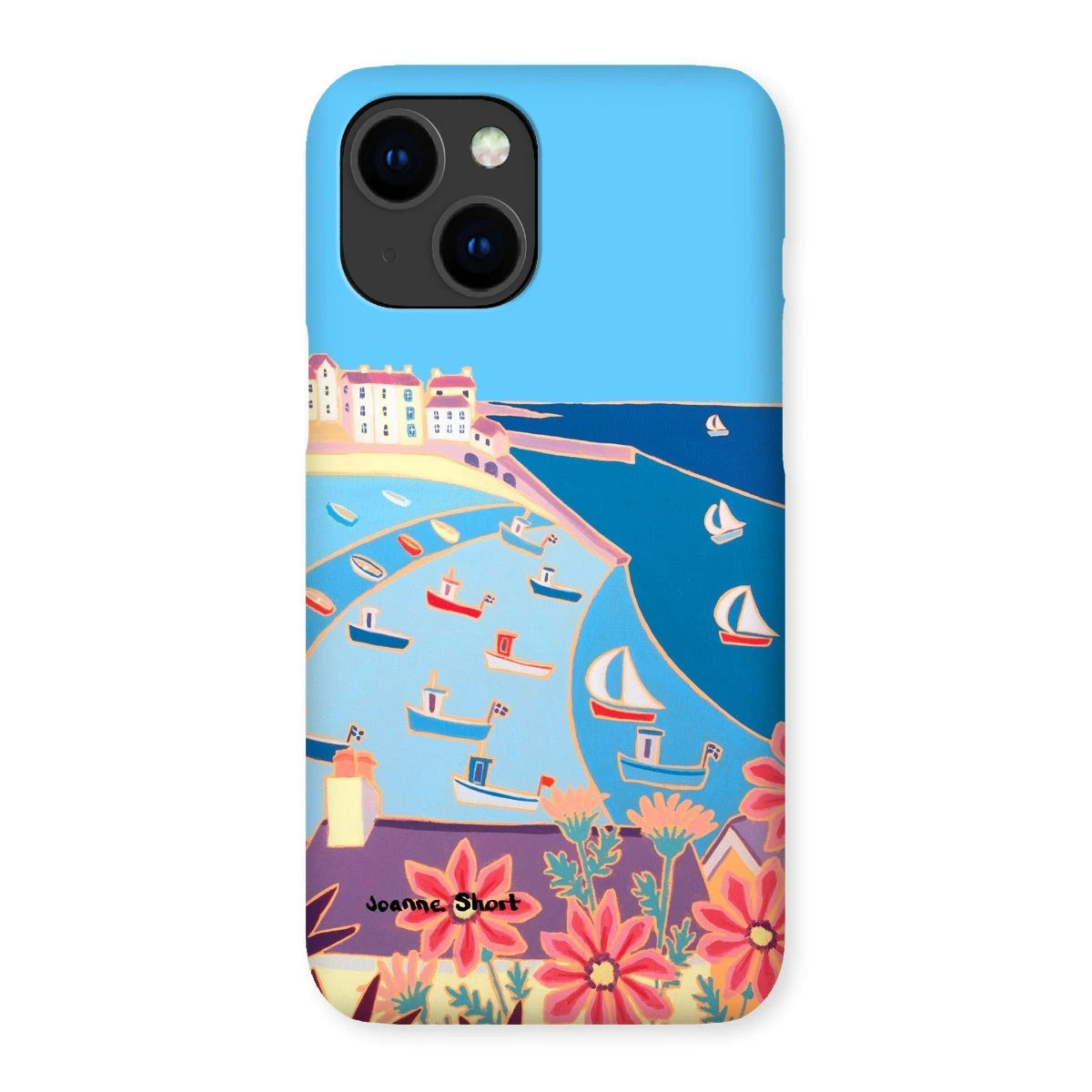 Snap Art Phone Case. St Ives Harbour. Artist Joanne Short. Cornwall Art Gallery Joanne Short