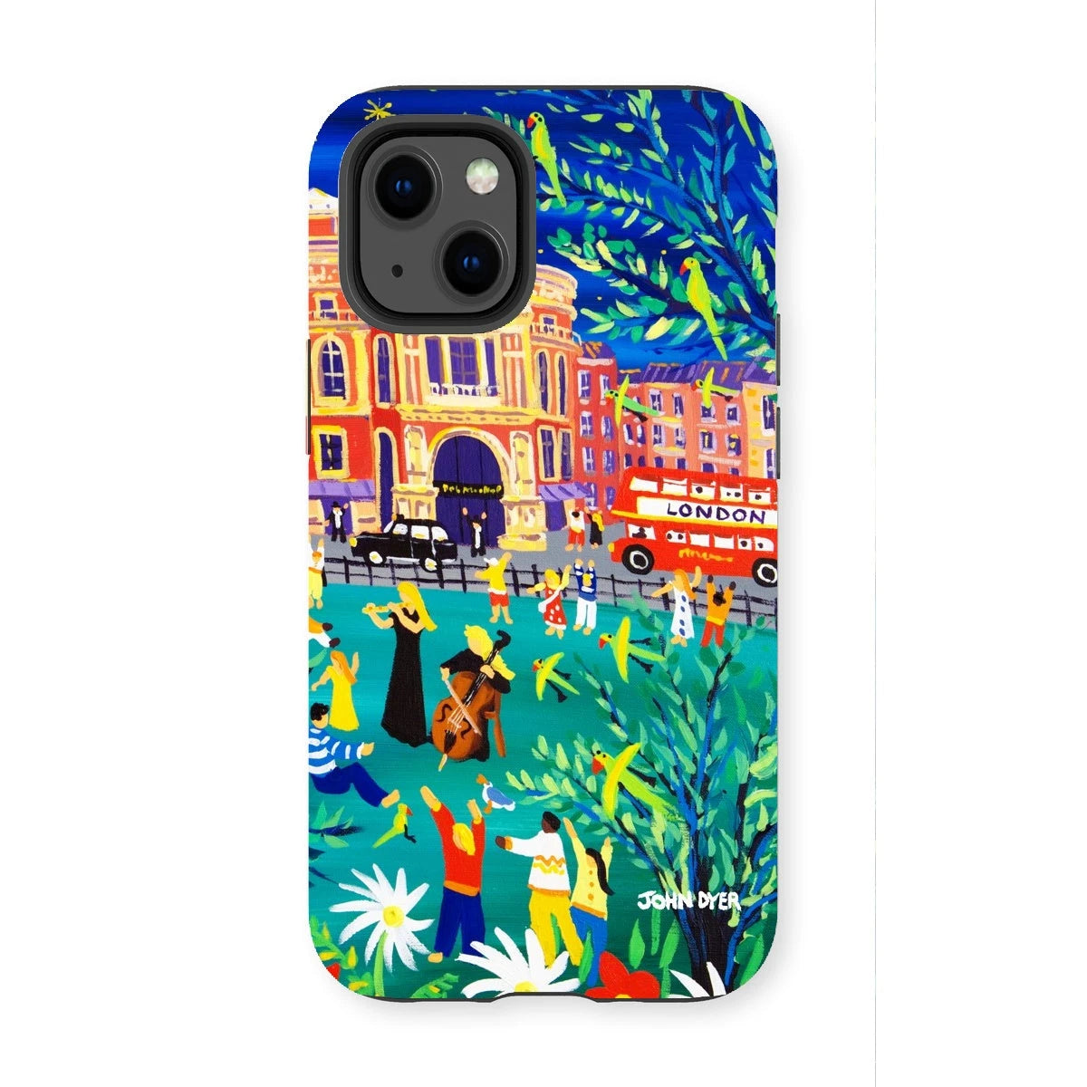 Tough Art Phone Case. Royal Albert Hall, Hyde park, London. Musicians. Artist John Dyer. Cornwall Art Gallery John Dyer