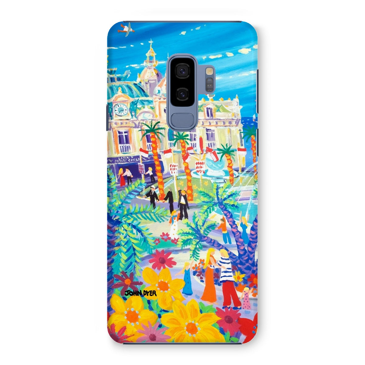 Snap Art Phone Case. Casino Square, Monaco. Artist John Dyer. Cornwall Art Gallery