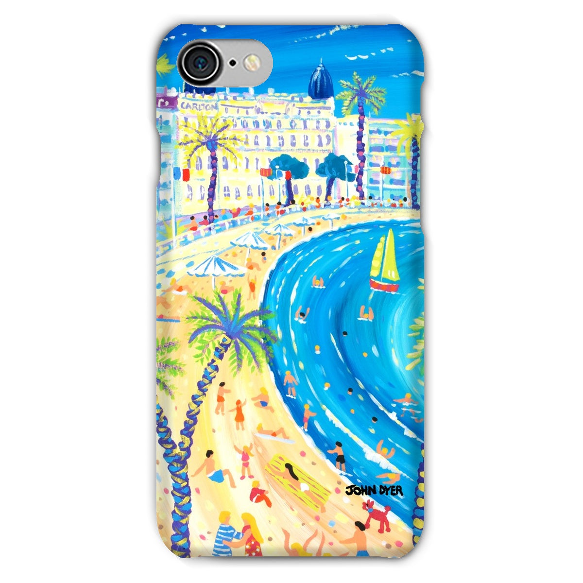 Snap Art Phone Case. Cannes, South of France. Artist John Dyer. Cornwall Art Gallery
