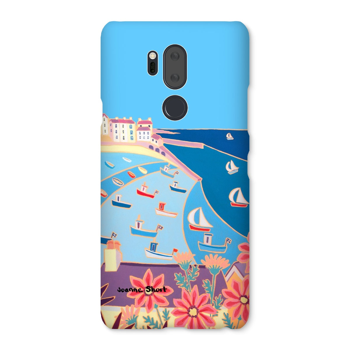Snap Art Phone Case. St Ives Harbour. Artist Joanne Short. Cornwall Art Gallery
