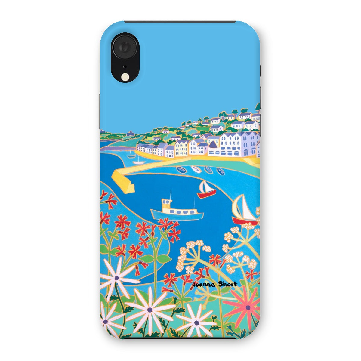 Snap Art Phone Case. St Mawes. Artist Joanne Short. Cornwall Art Gallery