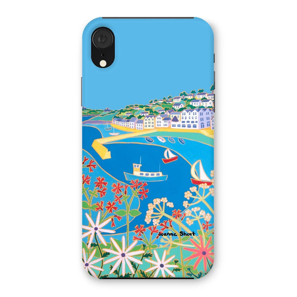Snap Art Phone Case. St Mawes. Artist Joanne Short. Cornwall Art Gallery Joanne Short