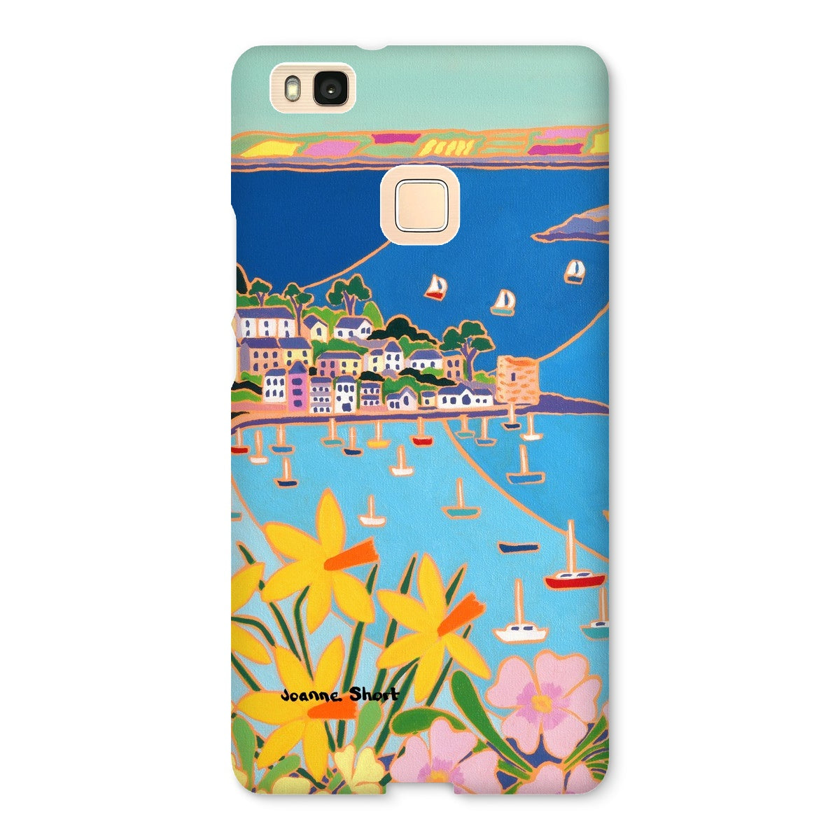 Snap Art Phone Case. Polruan, Fowey River. Artist Joanne Short. Cornwall Art Gallery
