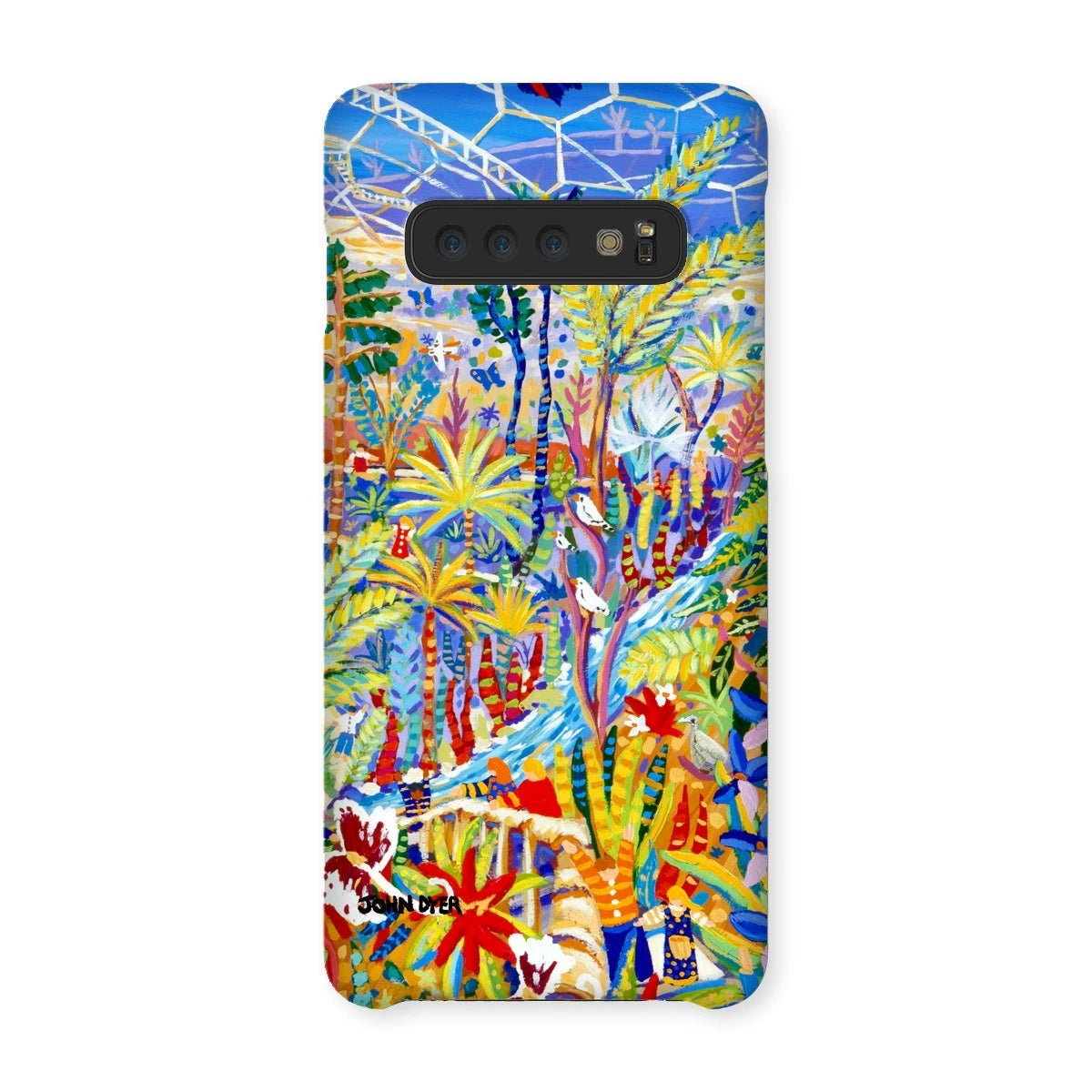 Snap Art Phone Case. Eden Project Rainforest. Artist John Dyer. Cornwall Art Gallery John Dyer