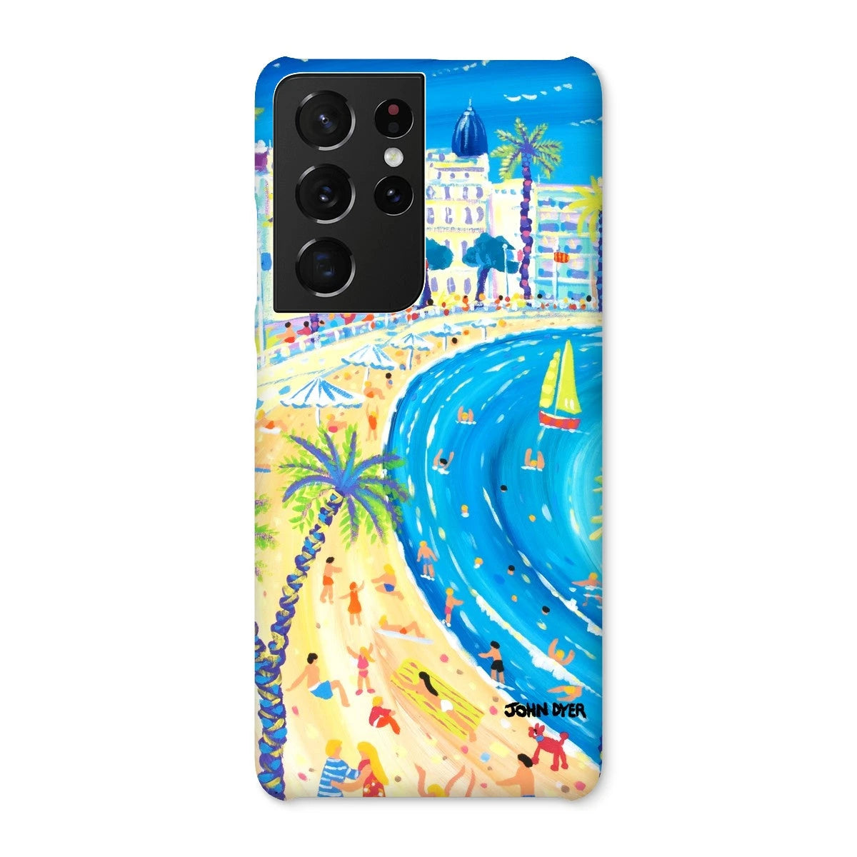 Snap Art Phone Case. Cannes, South of France. Artist John Dyer. Cornwall Art Gallery John Dyer