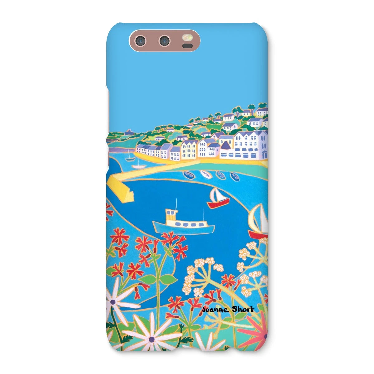 Snap Art Phone Case. St Mawes. Artist Joanne Short. Cornwall Art Gallery Joanne Short