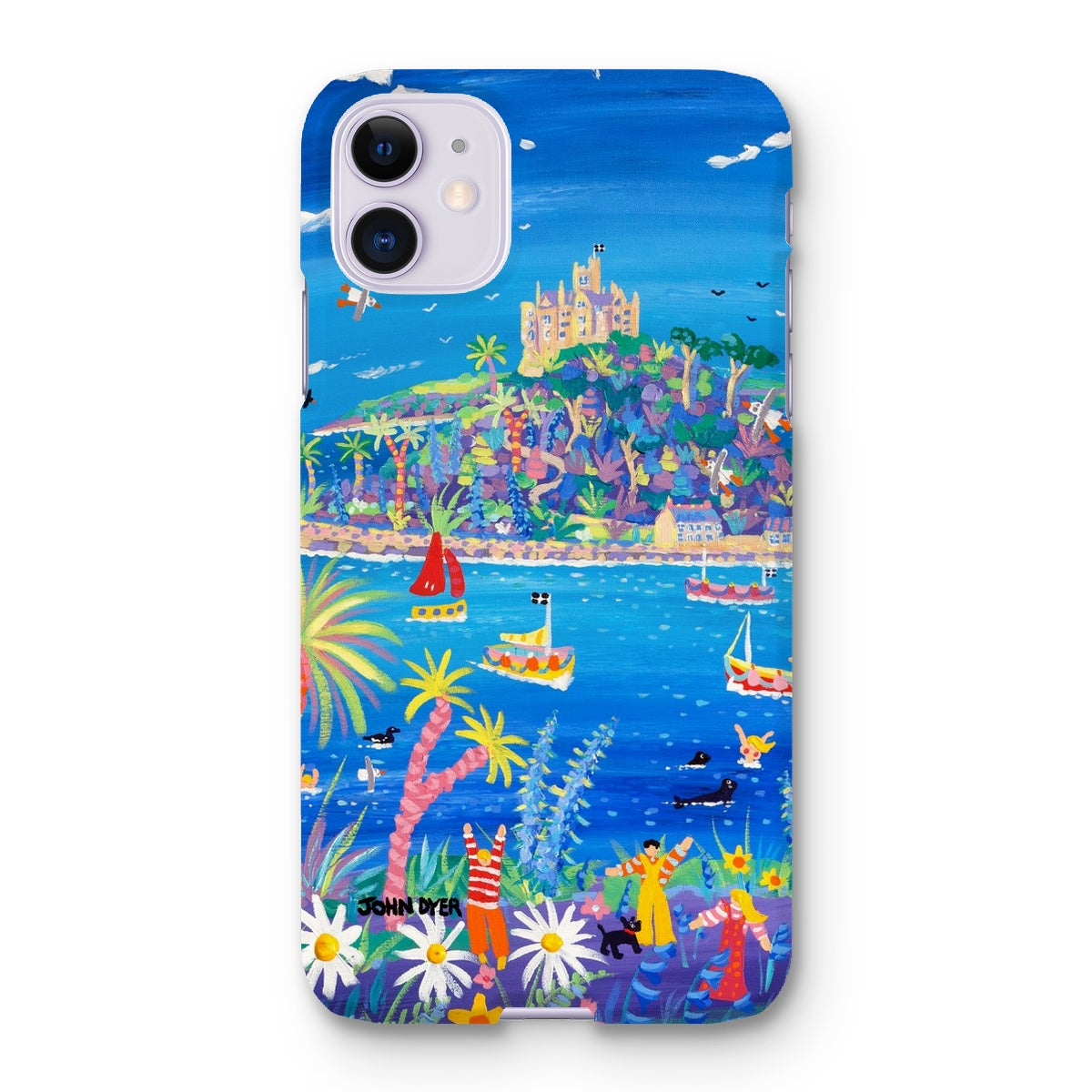 Snap Art Phone Case. St Michael's Mount. Artist John Dyer. Cornwall Art Gallery