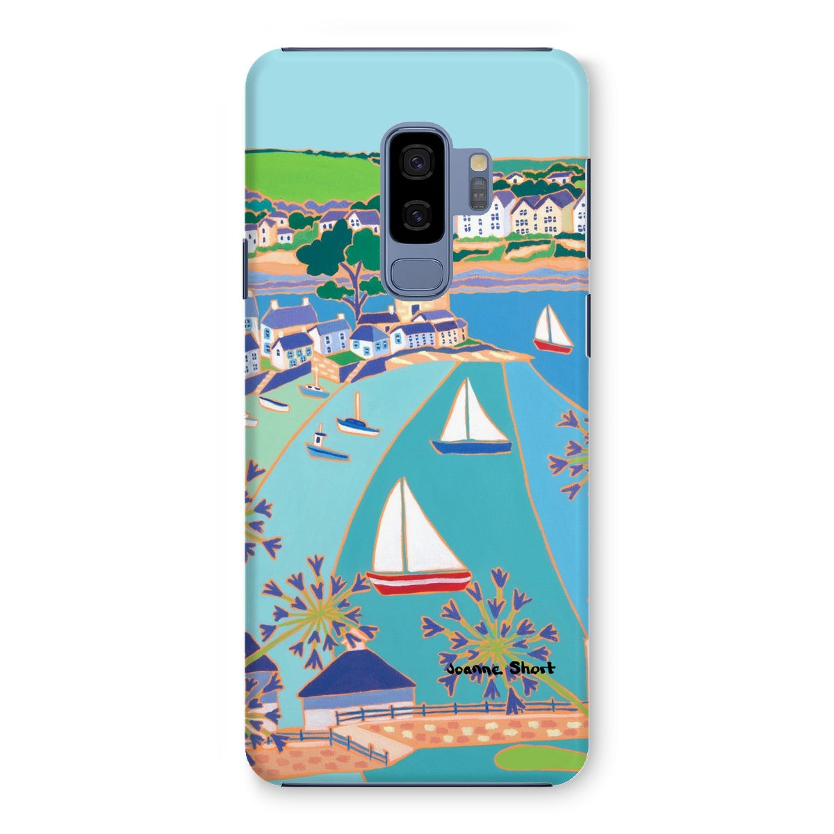 Snap Art Phone Case. Polruan & Fowey River. Artist Joanne Short. Cornwall Art Gallery