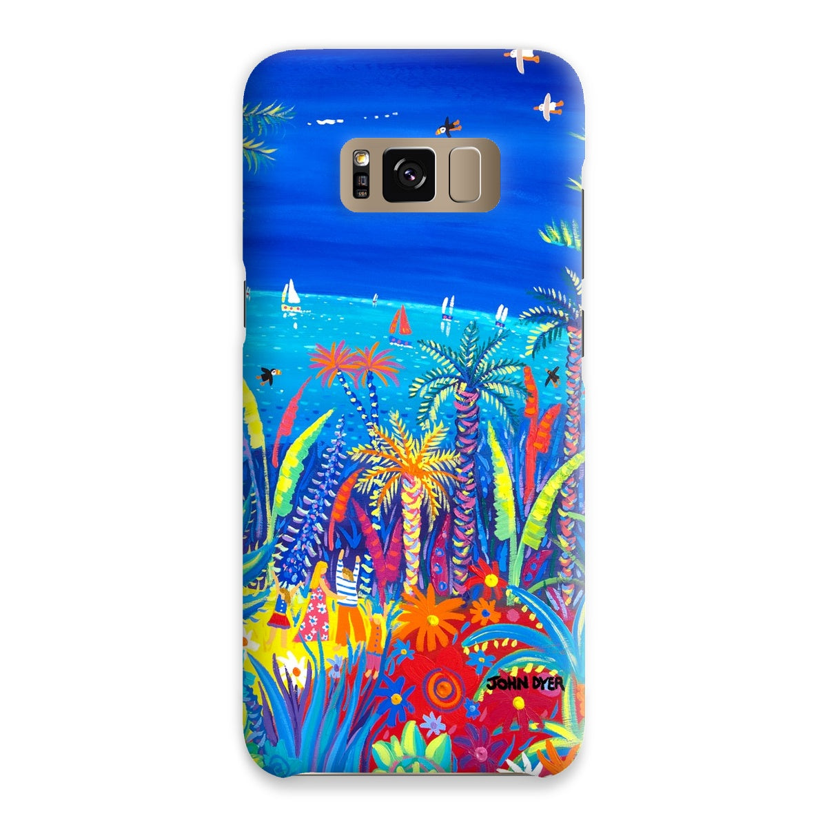 Snap Art Phone Case. Tresco Abbey Gardens. Artist John Dyer. Cornwall Art Gallery