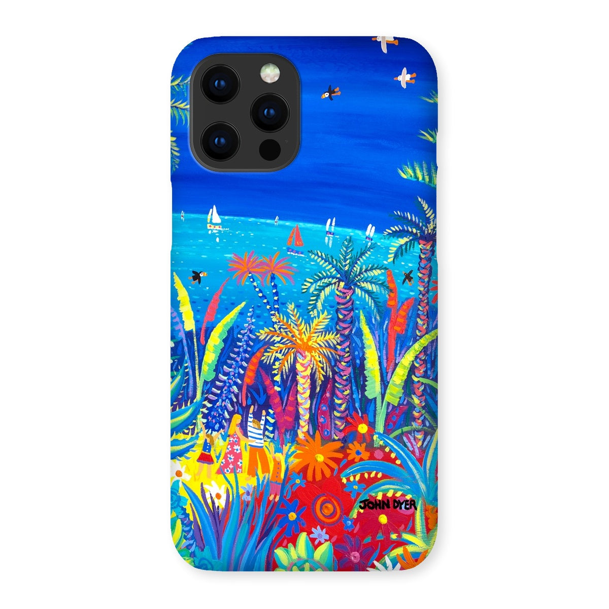 Snap Art Phone Case. Tresco Abbey Gardens. Artist John Dyer. Cornwall Art Gallery