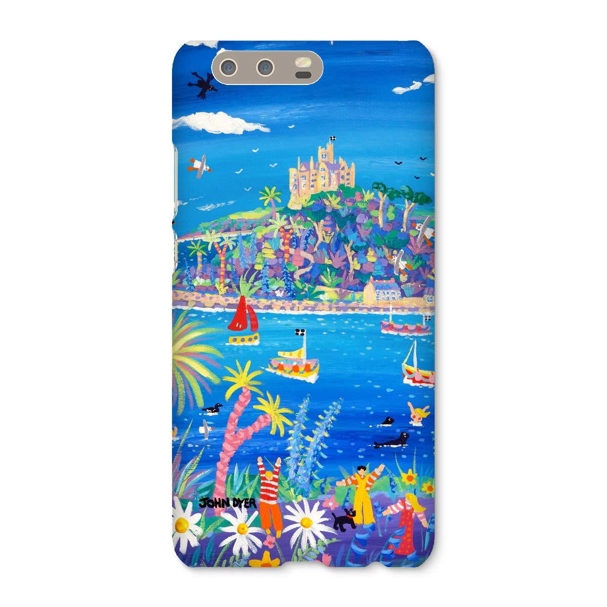 Snap Art Phone Case. St Michael's Mount. Artist John Dyer. Cornwall Art Gallery