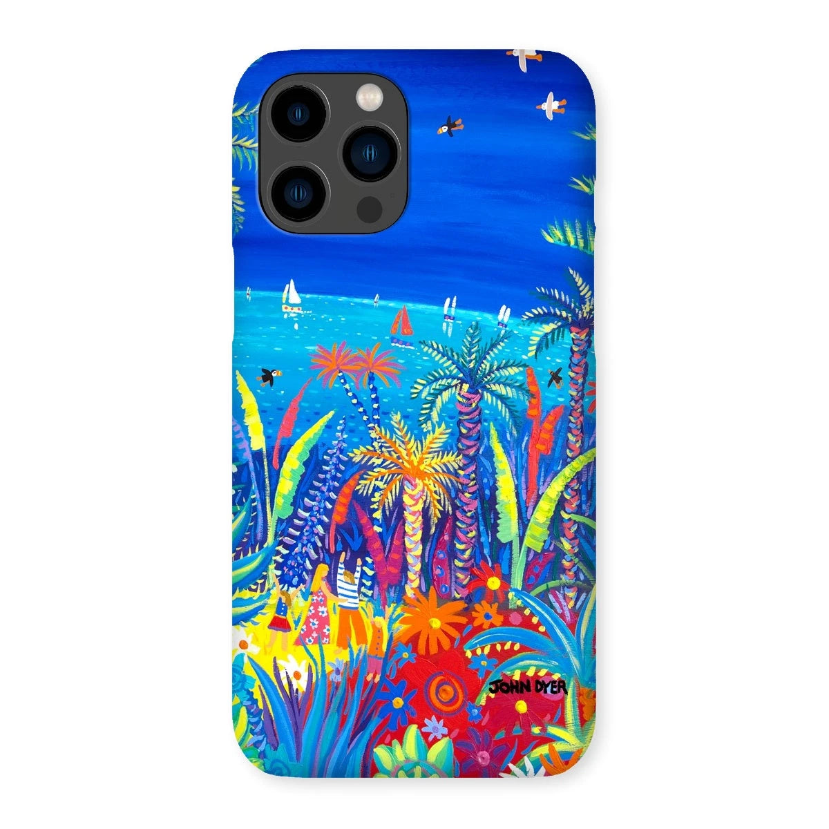 Snap Art Phone Case. Tresco Abbey Gardens. Artist John Dyer. Cornwall Art Gallery John Dyer