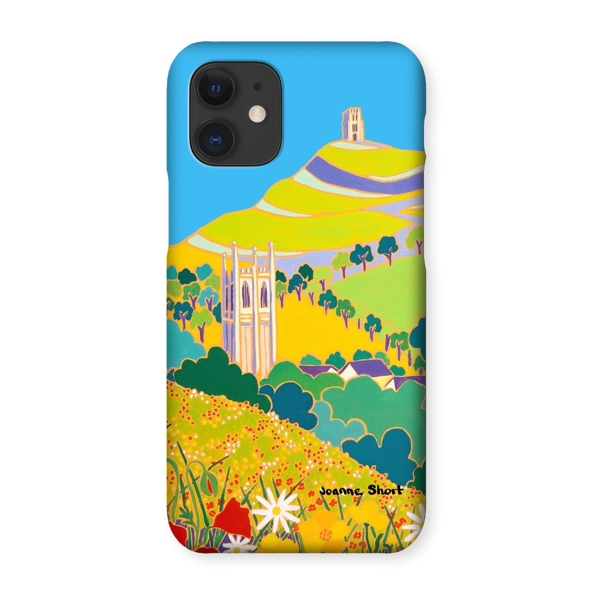 Snap Art Phone Case. Glastonbury Tor, Somerset. Artist Joanne Short.
