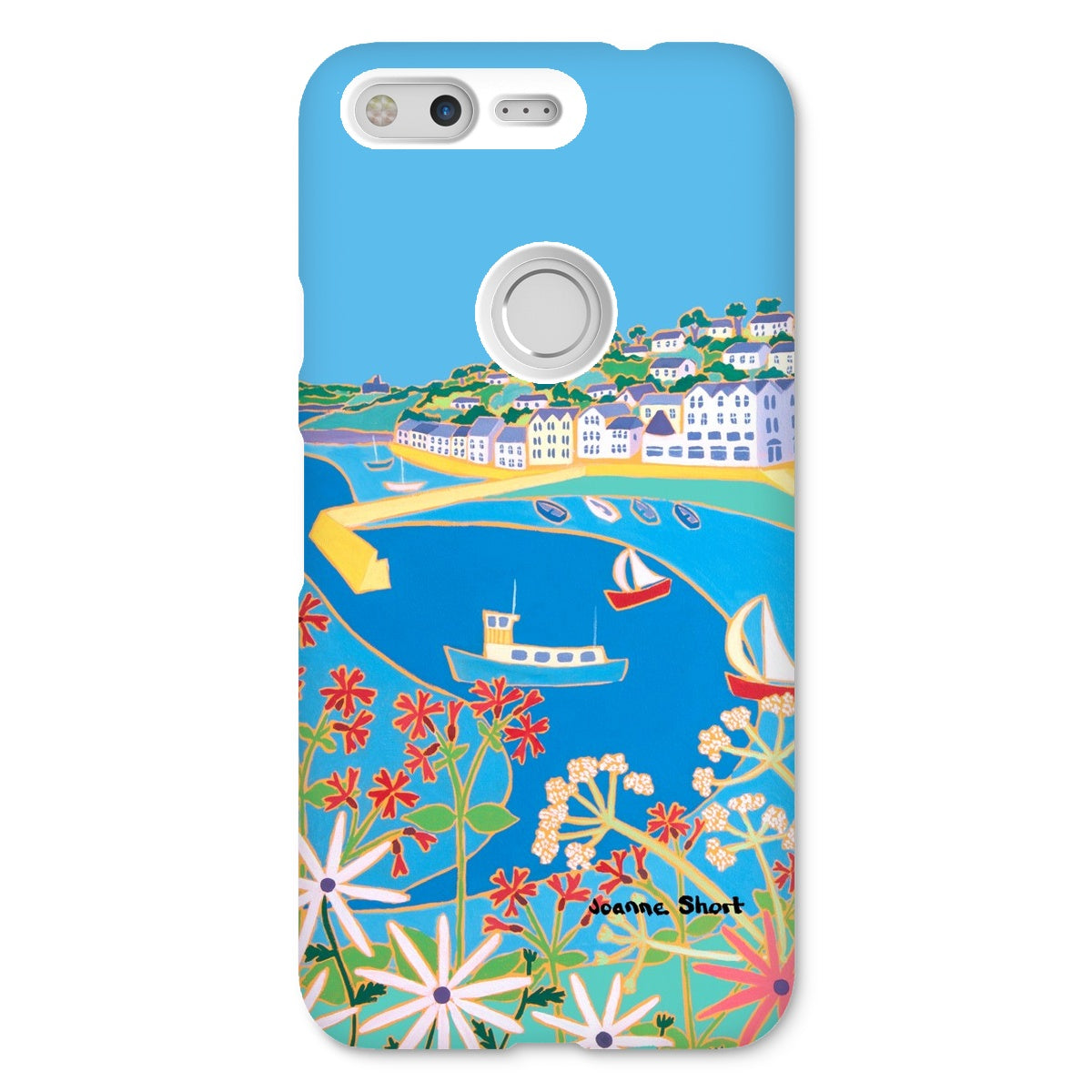 Snap Art Phone Case. St Mawes. Artist Joanne Short. Cornwall Art Gallery