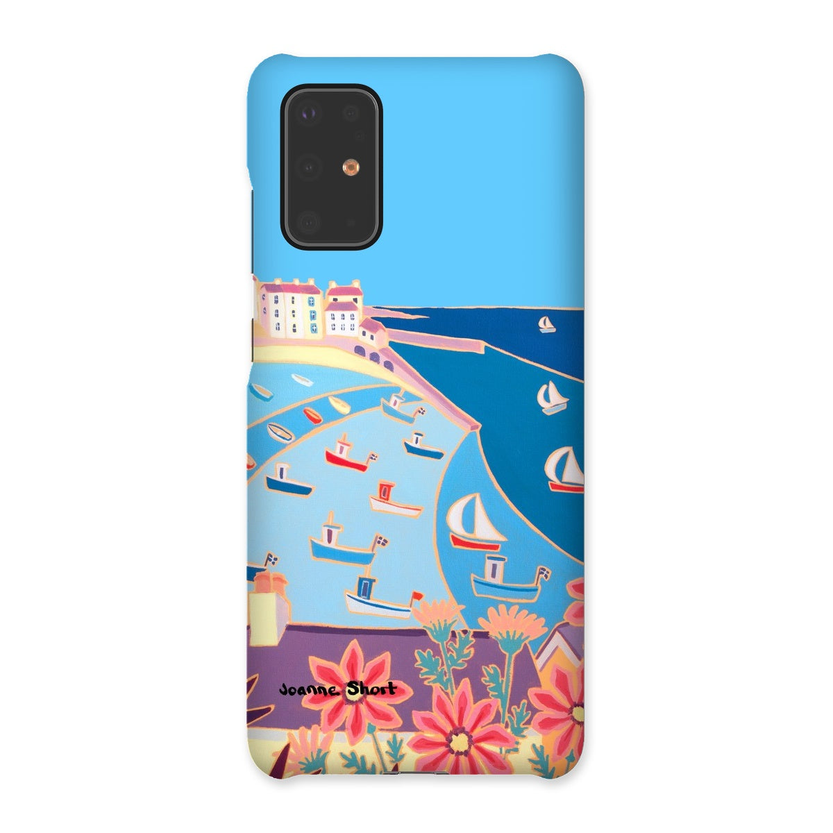 Snap Art Phone Case. St Ives Harbour. Artist Joanne Short. Cornwall Art Gallery