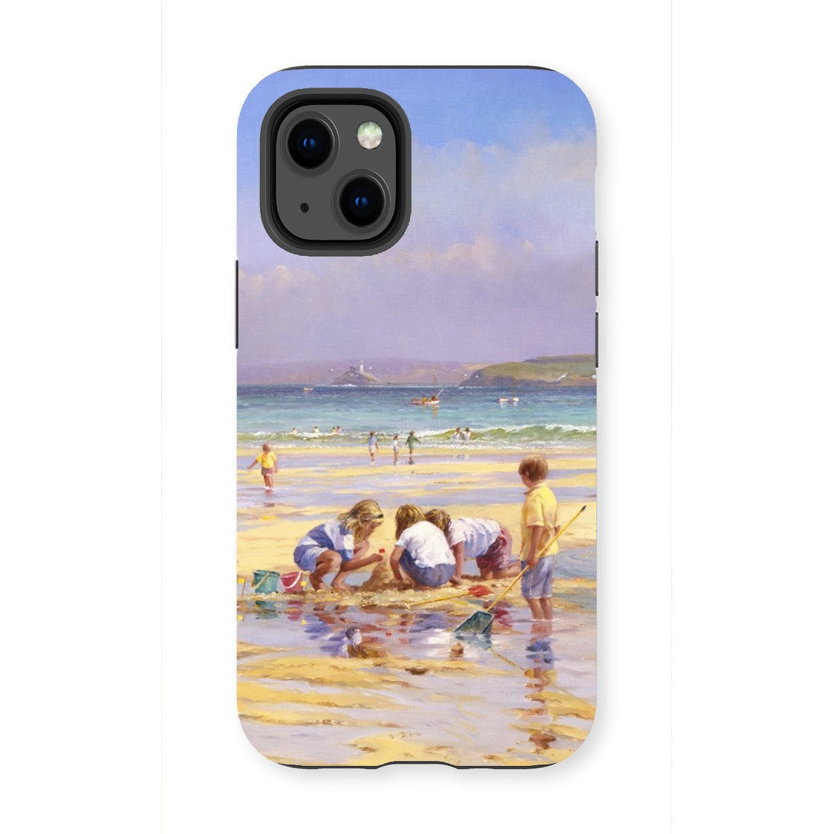 Tough Art Phone Case. 'Summer Days, St Ives'. Artist Ted Dyer. Cornwall Art Gallery