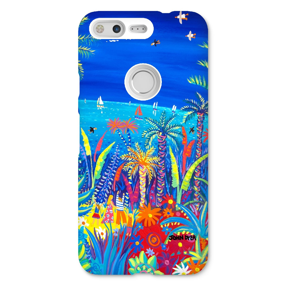 Snap Art Phone Case. Tresco Abbey Gardens. Artist John Dyer. Cornwall Art Gallery