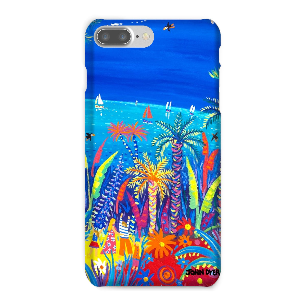 Snap Art Phone Case. Tresco Abbey Gardens. Artist John Dyer. Cornwall Art Gallery