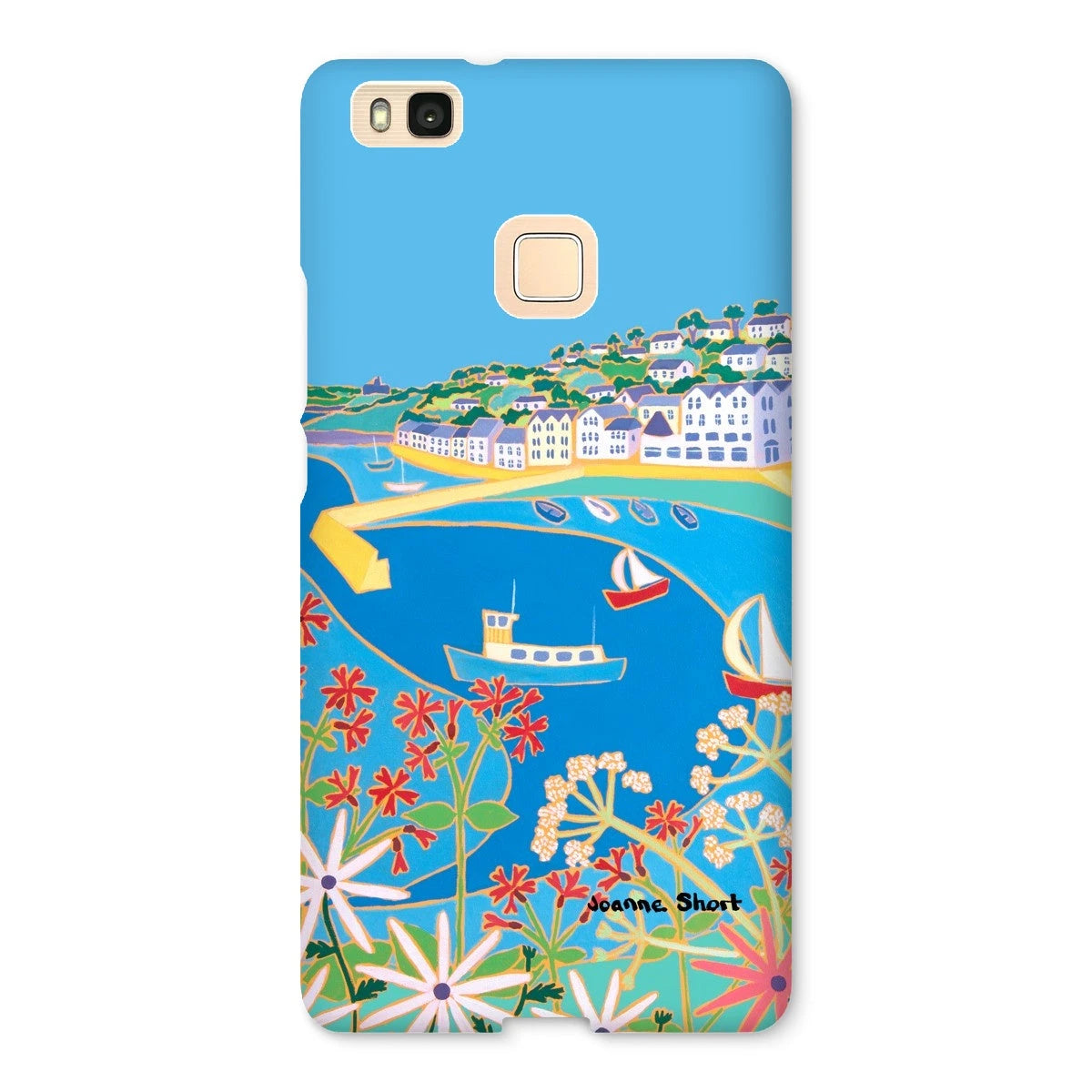 Snap Art Phone Case. St Mawes. Artist Joanne Short. Cornwall Art Gallery Joanne Short