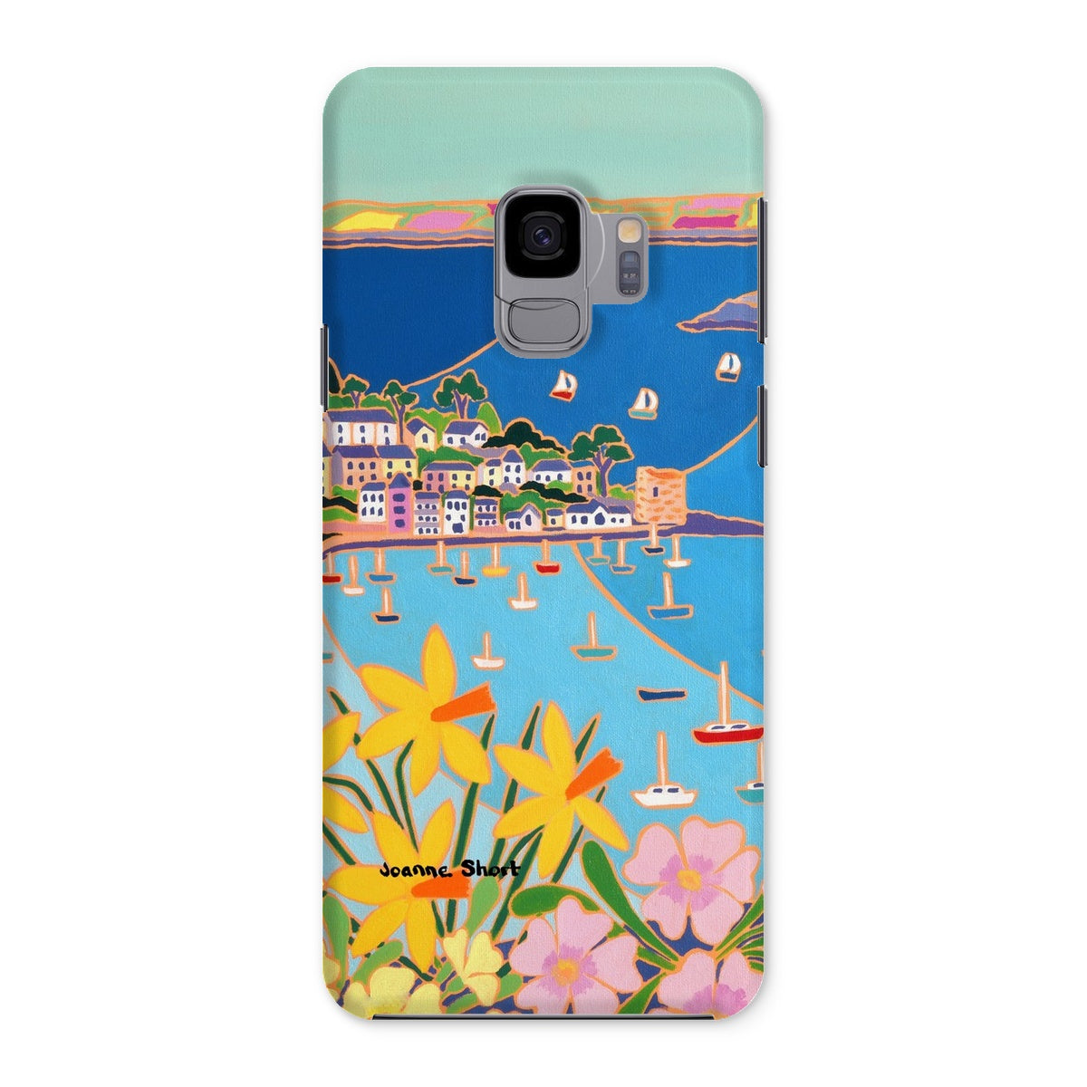 Snap Art Phone Case. Polruan, Fowey River. Artist Joanne Short. Cornwall Art Gallery