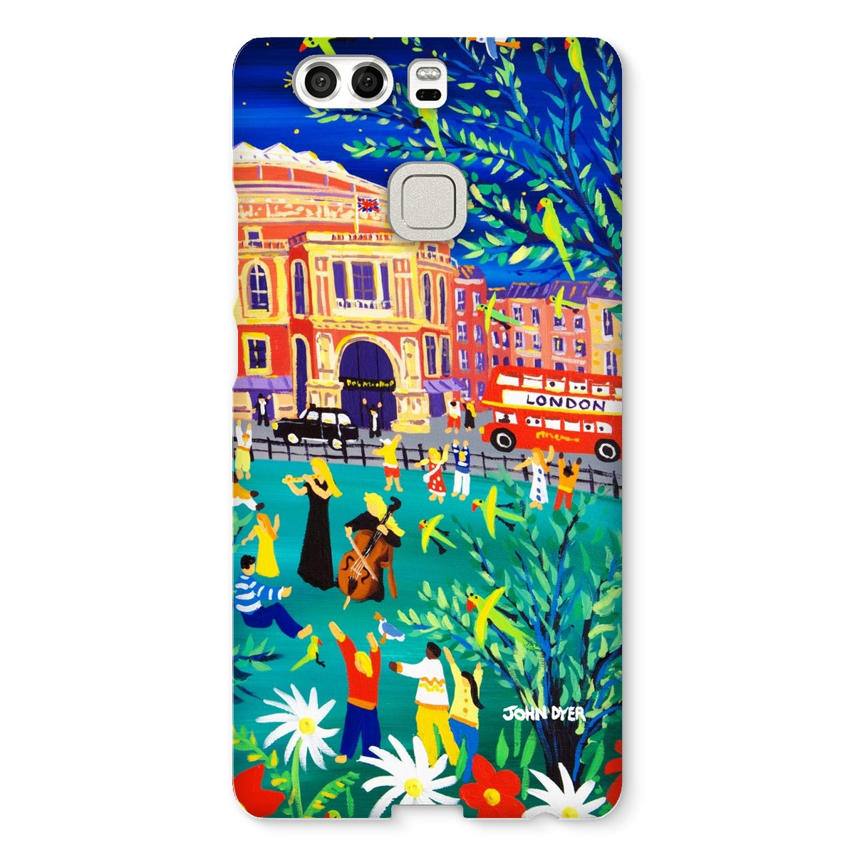 Snap Art Phone Case. Royal Albert Hall, Hyde park, London. Musicians. Artist John Dyer. Cornwall Art Gallery