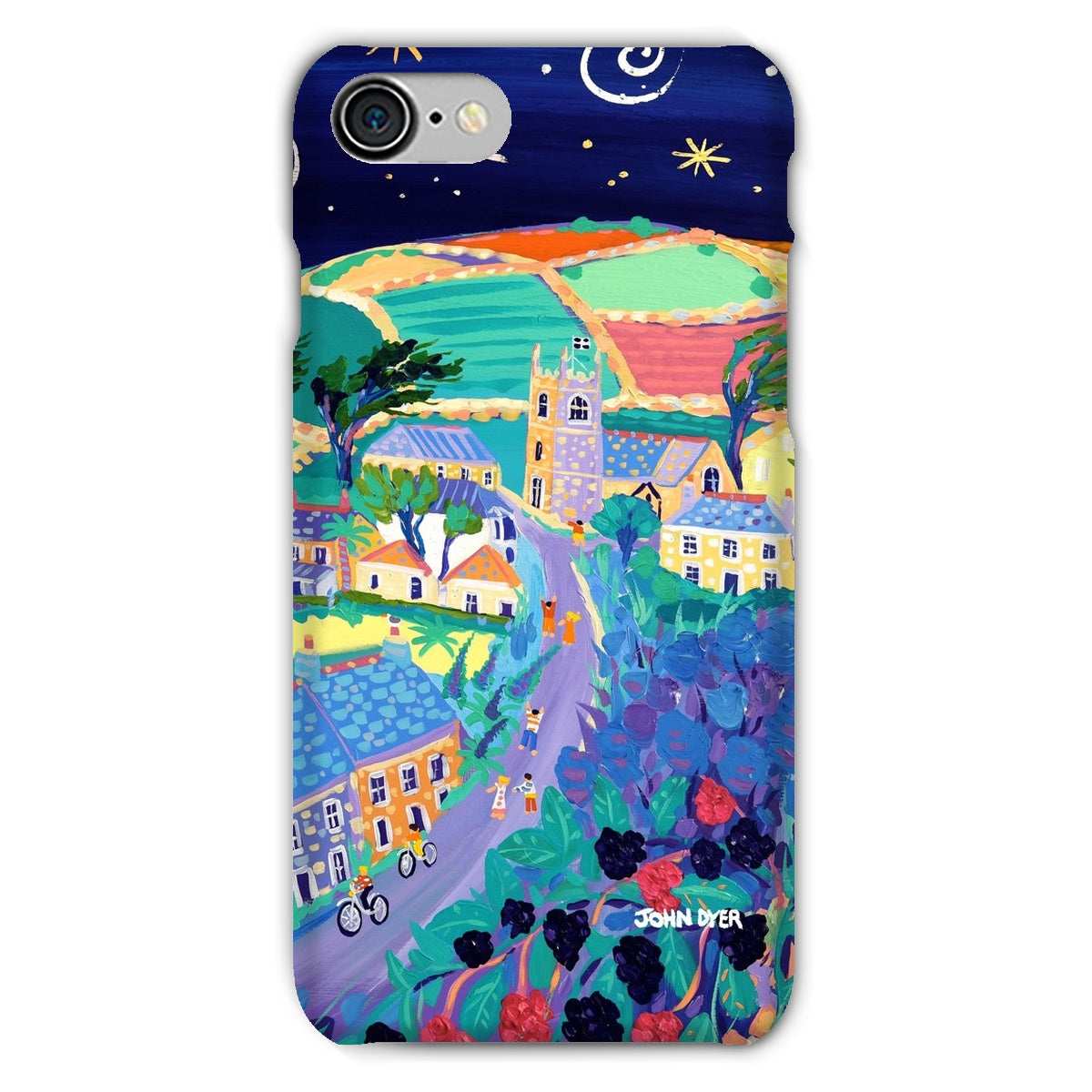Snap Art iPhone Case. Zennor. Artist John Dyer. Cornwall Art Gallery