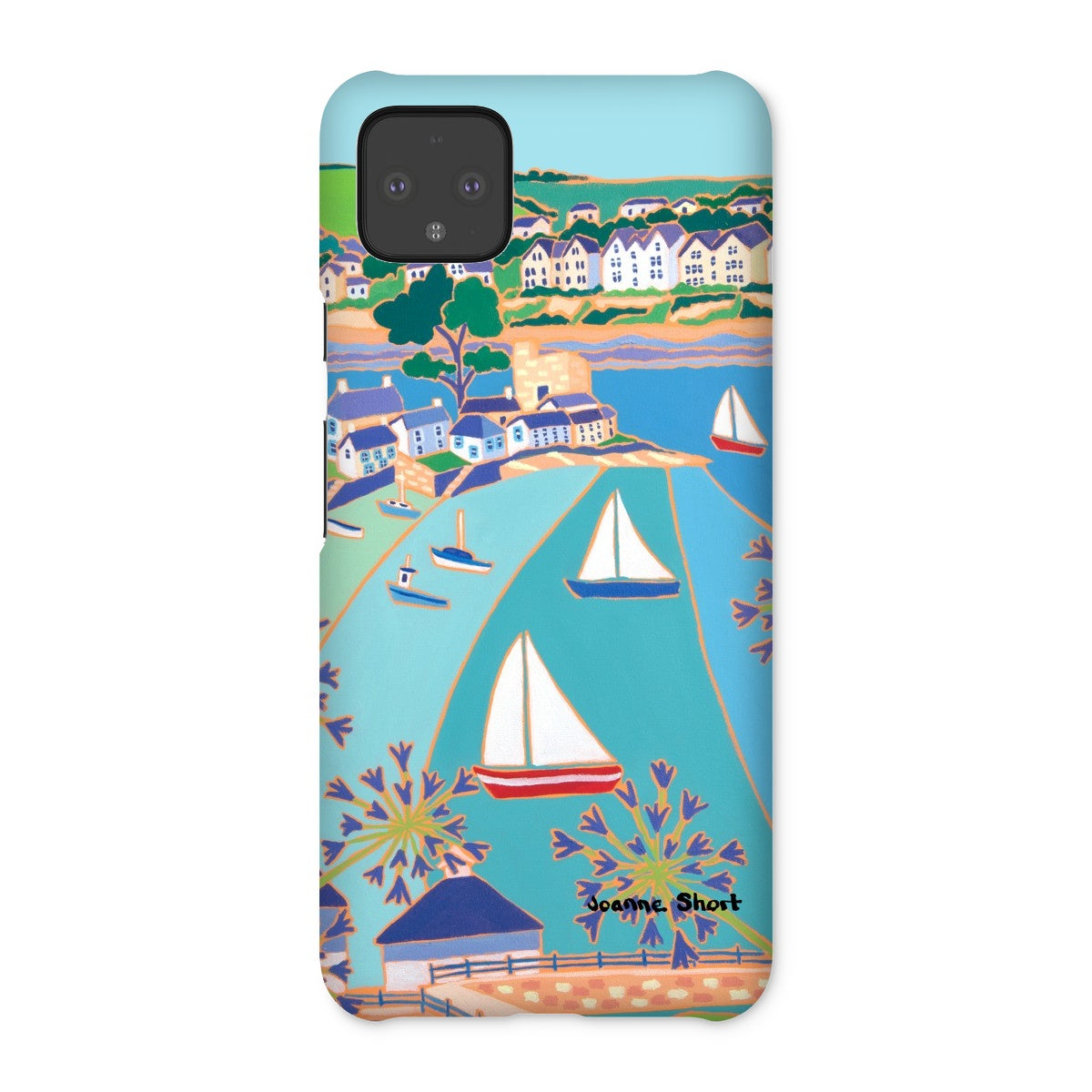 Snap Art Phone Case. Polruan & Fowey River. Artist Joanne Short. Cornwall Art Gallery