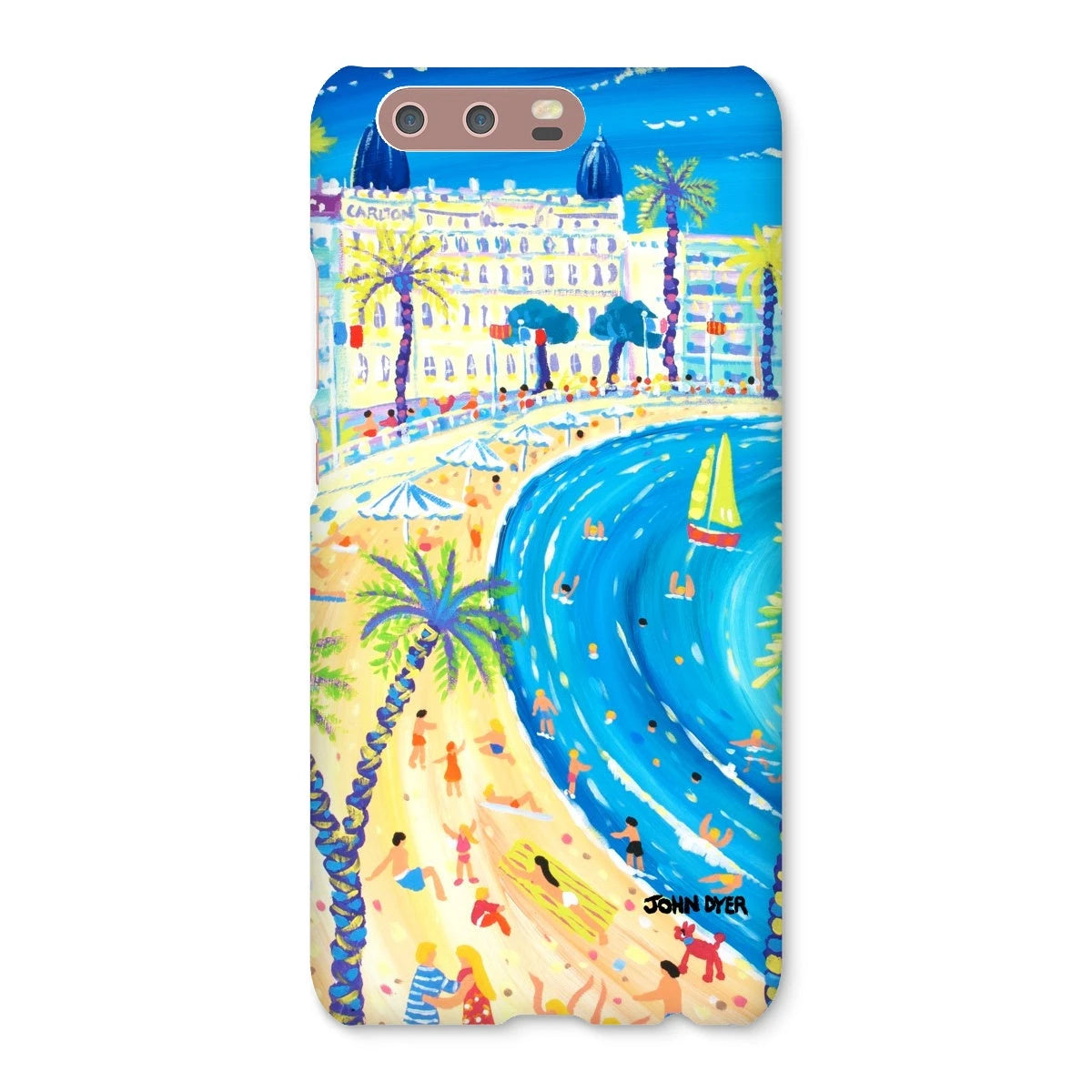 Snap Art Phone Case. Cannes, South of France. Artist John Dyer. Cornwall Art Gallery John Dyer