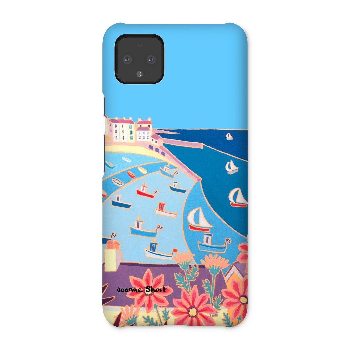 Snap Art Phone Case. St Ives Harbour. Artist Joanne Short. Cornwall Art Gallery