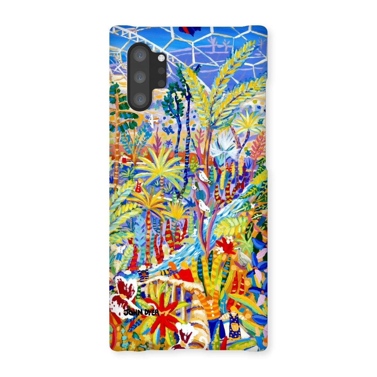 Snap Art Phone Case. Eden Project Rainforest. Artist John Dyer. Cornwall Art Gallery John Dyer