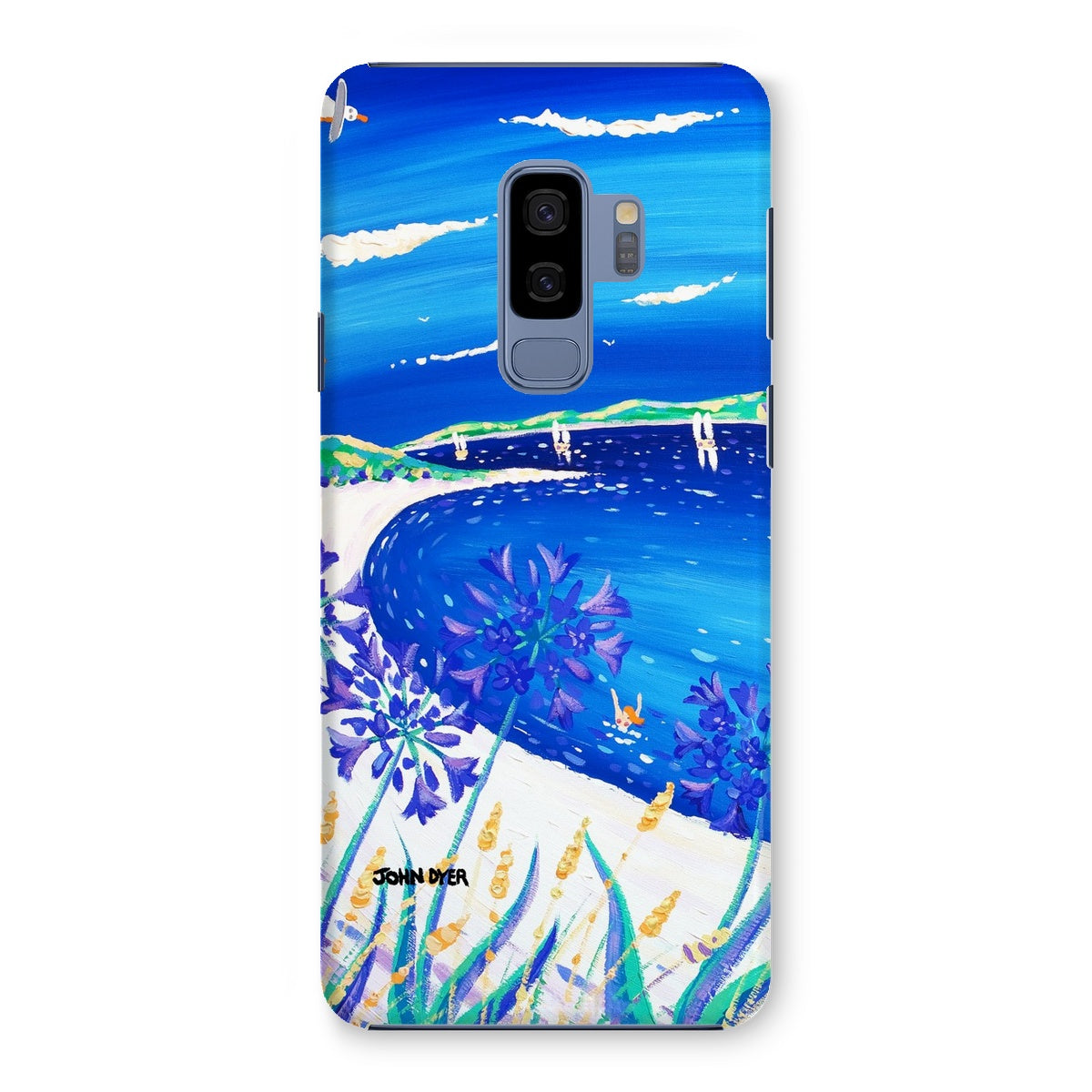 Snap Art Phone Case. Agapanthus Flowers, Tresco. Artist John Dyer. Cornwall Art Gallery.