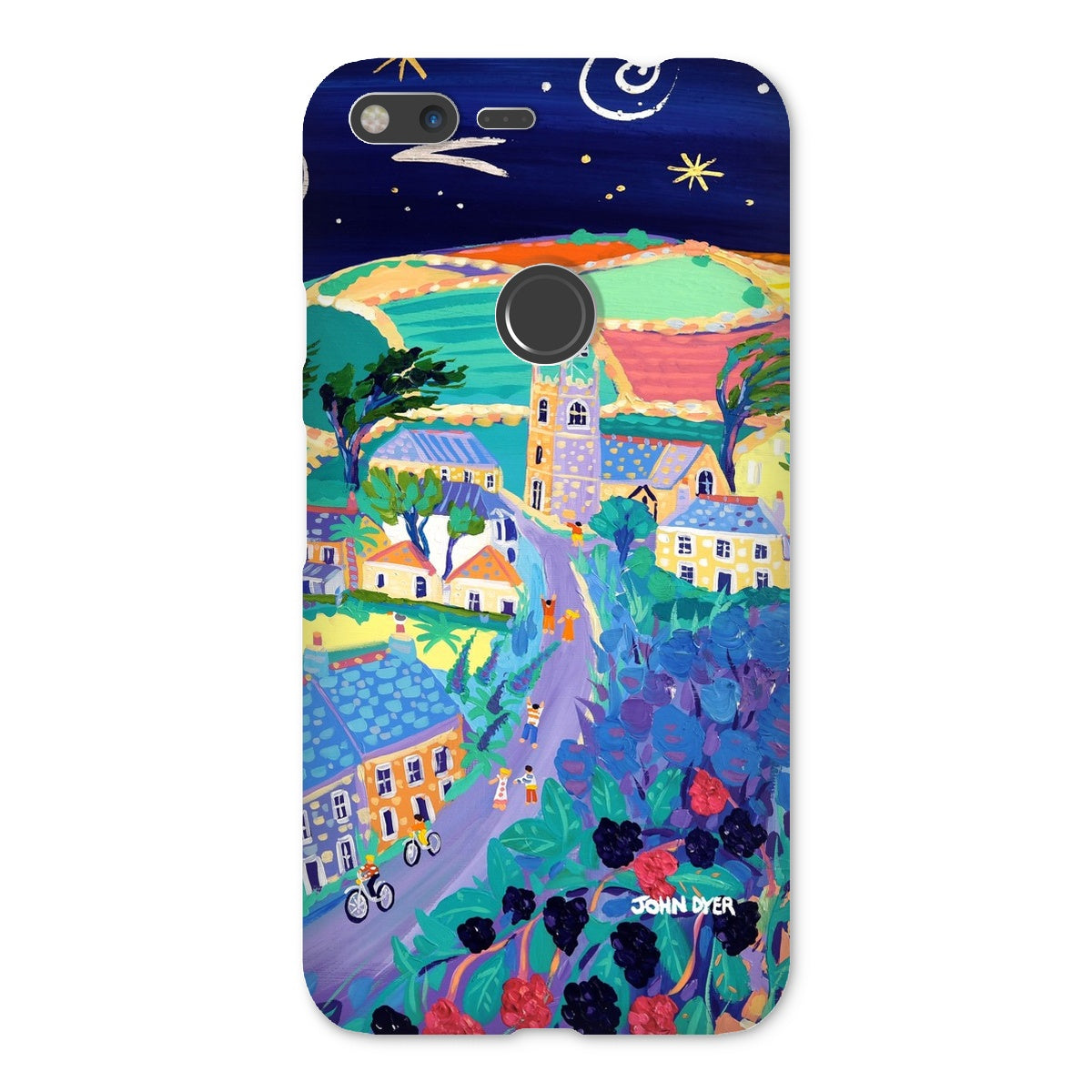 Snap Art iPhone Case. Zennor. Artist John Dyer. Cornwall Art Gallery