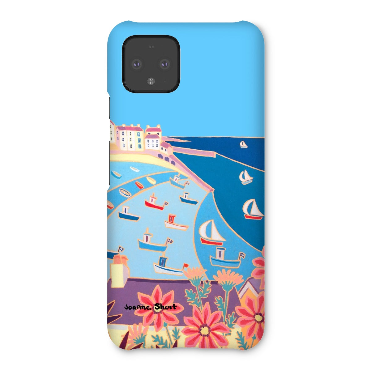 Snap Art Phone Case. St Ives Harbour. Artist Joanne Short. Cornwall Art Gallery