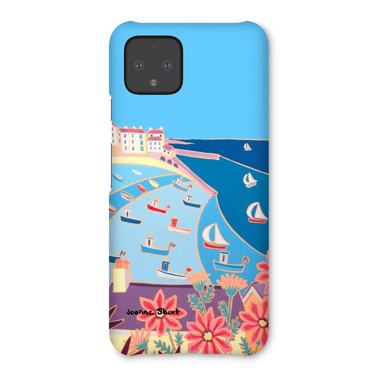 Snap Art Phone Case. St Ives Harbour. Artist Joanne Short. Cornwall Art Gallery Joanne Short