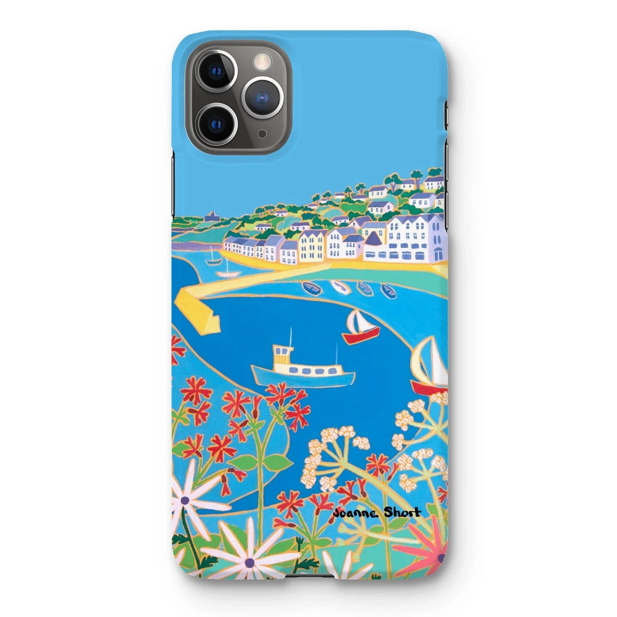 Snap Art Phone Case. St Mawes. Artist Joanne Short. Cornwall Art Gallery Joanne Short
