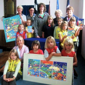 Falmouth Guides Launch John Dyer Official Centenary Art Range John Dyer Gallery