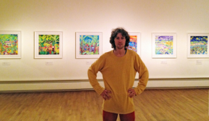 John Dyer Global Art Paintings exhibited at Falmouth Art Gallery