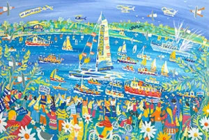 Ellen MacArthur painting sells in 30 mins John Dyer Gallery